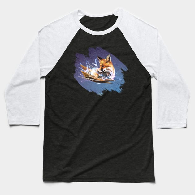 FOX YOU galaxy blue Baseball T-Shirt by PRESENTA